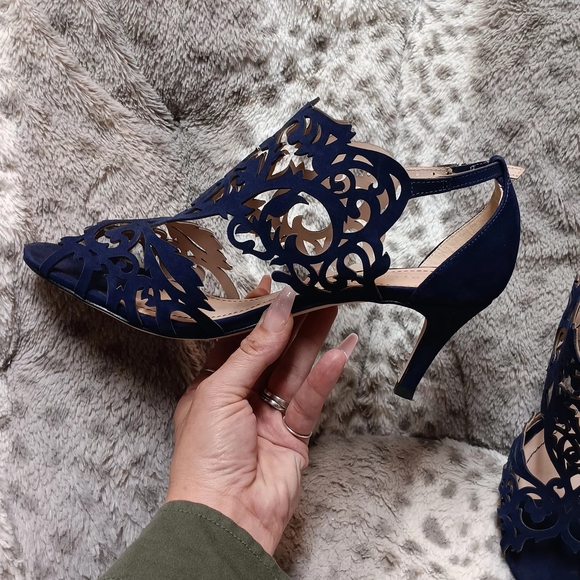 Klub Nico Leather Cut Out Heels - Picture 2 of 8